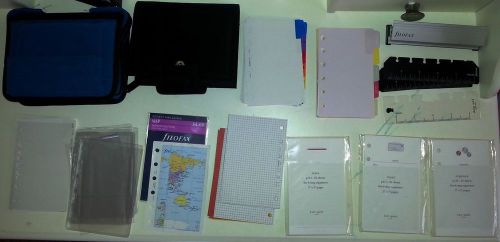 Filofax Pocket Organizers and Lot of Inserts Including Kate Spade