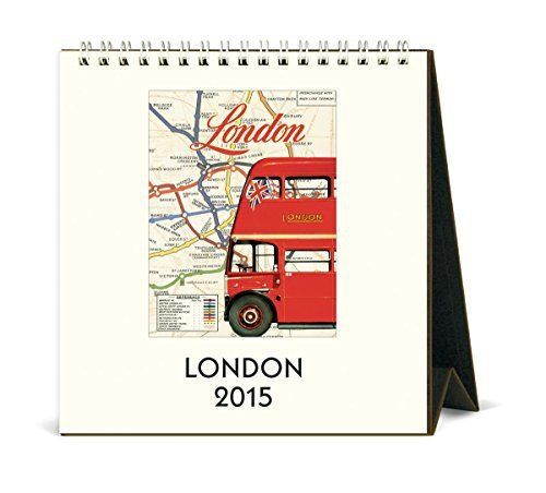 Cavallini Papers 2015 London Desk Calendar