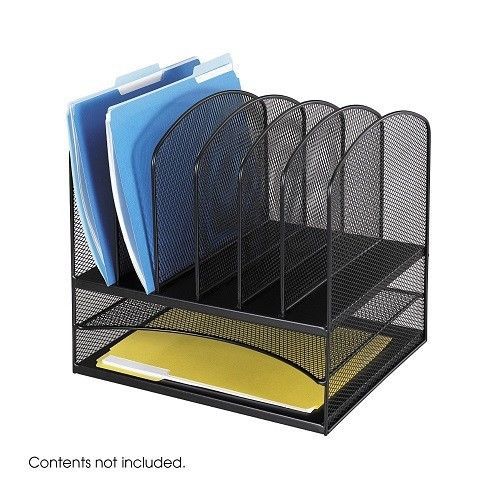 NEW Mesh Desk Organizer with Two Horizontal and Six Upright Sections Office Mail