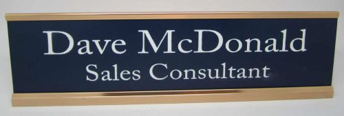 Personalized Customized Laser Engraved Desk Name Plate Bar Nameplate