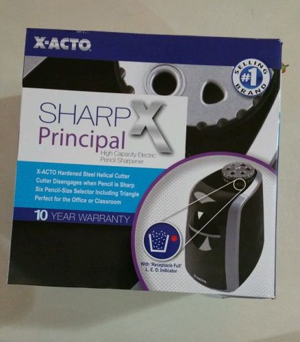 New in box! SharpX electric pencil sharpener-high capacity.