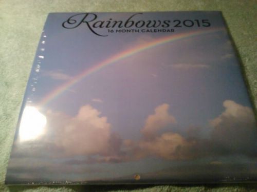 New Rainbows 16 Month Calendar 2015 Office work job home 12&#034;X 12&#034;