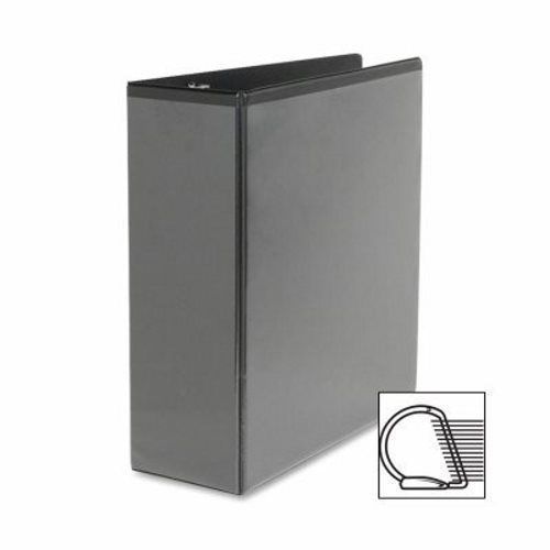 Sparco slant ring view binder, 4&#034; capacity, 11&#034;x8-1/2&#034;, black (spr09800) for sale