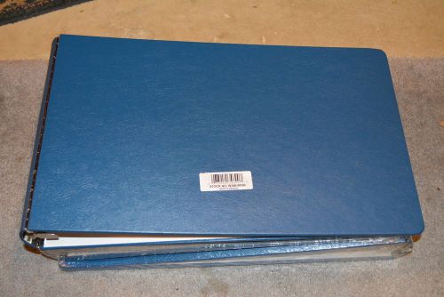 3 BLUE NEW WILSON JONES W346-90NB MEDIUMWEIGHT CASEBOUND DUBLOCK RING BINDER