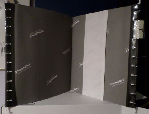 Lot of 48 Pendaflex hanging file folders 1/5th cut 8.5&#034;x11&#034; letter size black