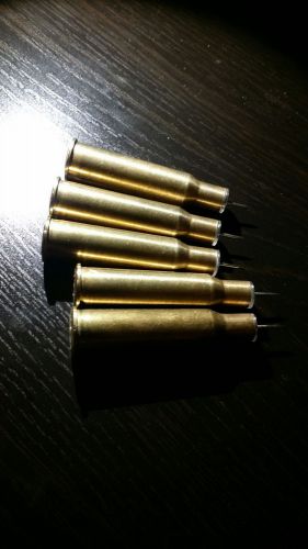 Bullet thumbtacks made out of real 7.62x54 brass shells