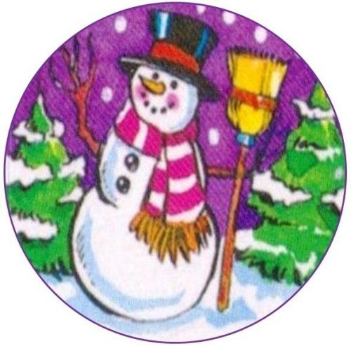 30 Personalized Christmas Snowman Return Address Labels Gift Favor Tags  (sn1)