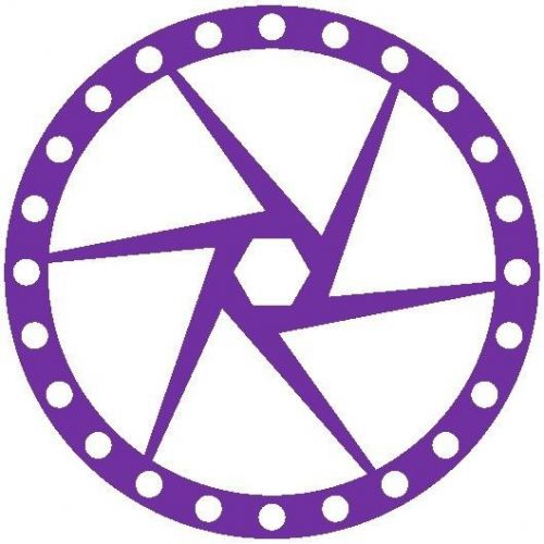 30 Custom Purple Wheel Art Personalized Address Labels