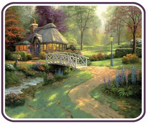 New Friendship Cottage Thomas Kincaide Mouse Pads Mats Mousepad Hot Gift