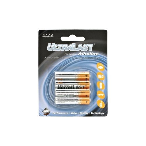 DANTONA - ULTRALAST ULA4AAA BATTERIES ULTRALAST AAA ALKALINE