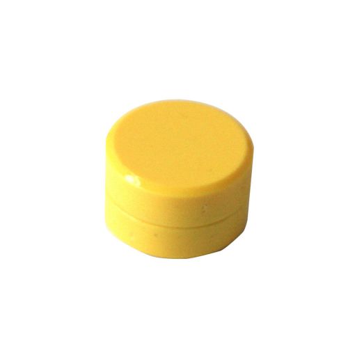 Sturdy new yellow 30mm pack of 10 round office whiteboard magnets button ca3 tb for sale