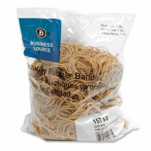 Business Source Rubber Bands, Size 16, 1 lb. per Bag 2-1/2&#034;x1/16&#034; (BSN15733)