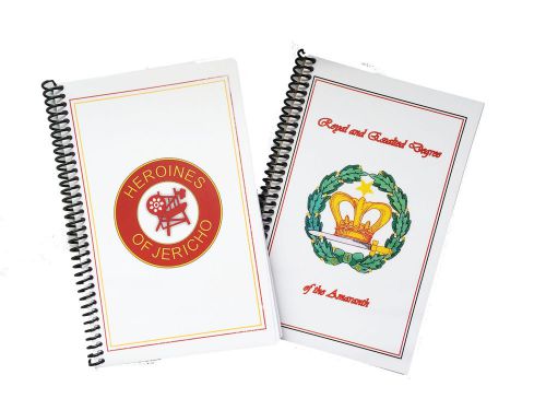 Order of the Eastern Star Exalted Degree Writing Pad - Amaranth &amp; H of J