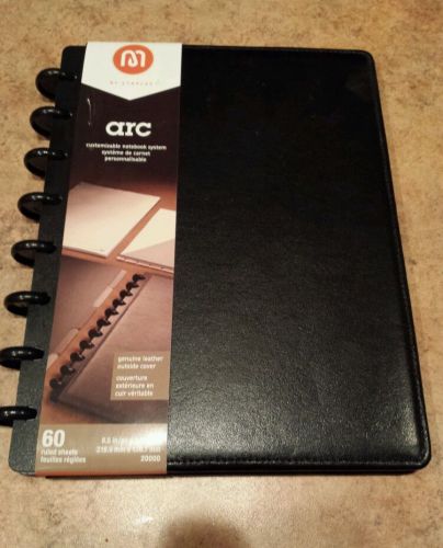 NEW ARC Customizable Notebook System 60 narrow ruled sheets M by Staples black