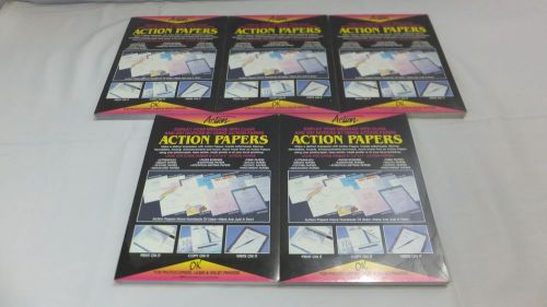 Tri-Fold Paper Brochure Triple Action Laser/Ink 8.5x11&#034; 28lb 500 Sheets Lot of 5