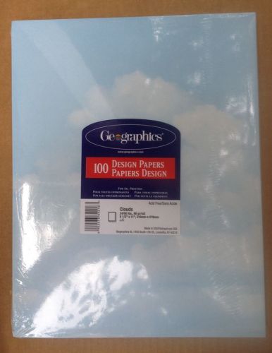 CLOUDS STATIONARY ~ LETTERHEAD 100 SHEETS by GEOGRAPHICS - NEW!!!