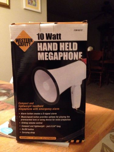 Western Safety 10 Watt Hand Held Megaphone