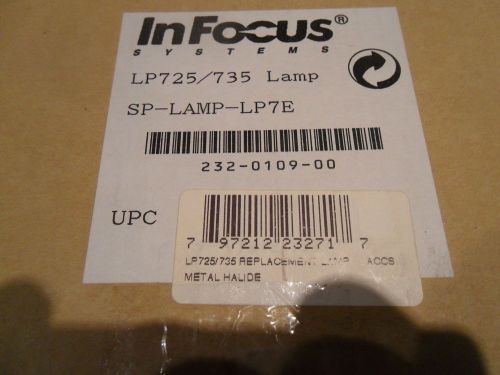 Projector lamp infocus lp725-735 lamp sp-lamp-lp7e nib for sale