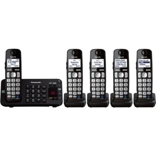 PANASONIC KX-TGE245B DECT 6.0, 5 HANDSETS, ADVANCED TAD, DK