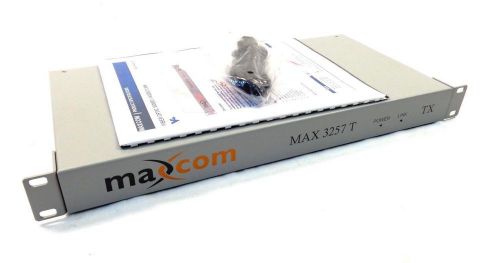 NEW Maxcom MAX3257T Fiber Optic Video Multiplexer | Rack Mountable | NTSC | PAL