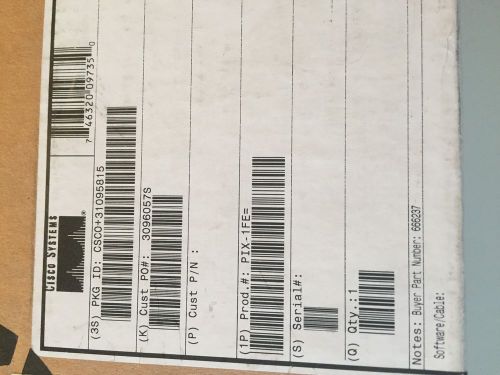 CISCO HW SECURITY PIX-1FE Ethernet Card 10/100