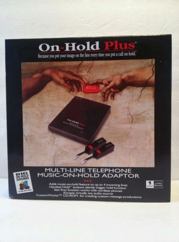 MOH 400 On-Hold Plus Multi-Line Music On Hold Adaptor MOH400 Telephone Adaptor