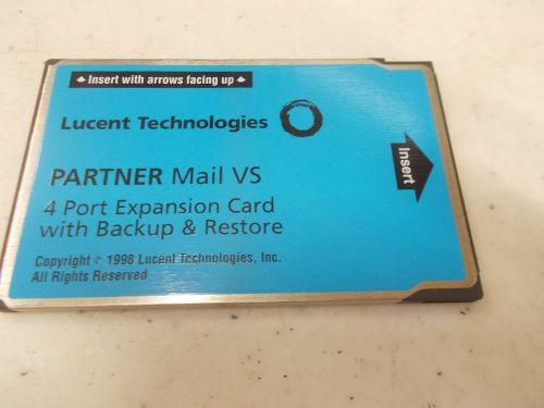 Partner Mail VS Port Expansion Avaya AT&amp;T ACS Lucent PCMCIA card  108344284 8964
