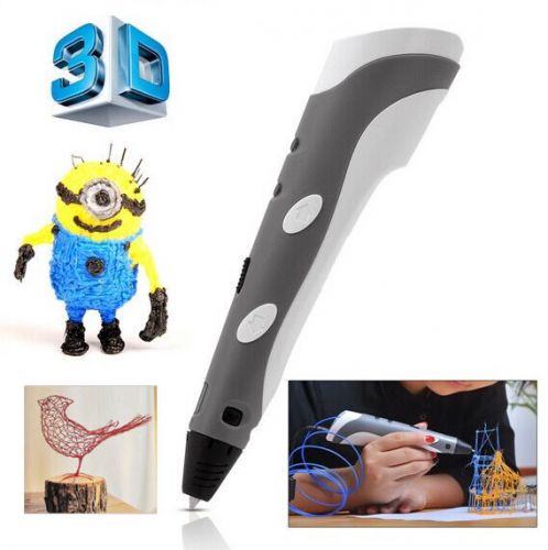 3D Stereoscopic Indefinite Print Printing Pen Drawing Arts Crafts+ ABS Filament