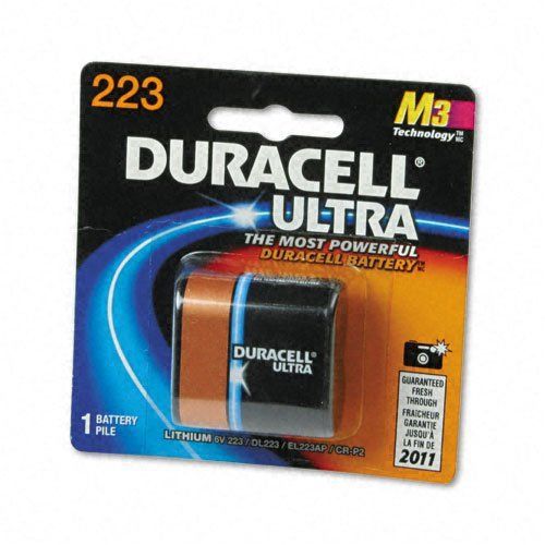 NEW Duracell DL223ABPK Ultra High Power Lithium Battery, 223, 6V