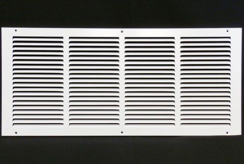 24w&#034; x 10h&#034; return grille - hvac dcut cover - easy air flow - flat stamped face for sale