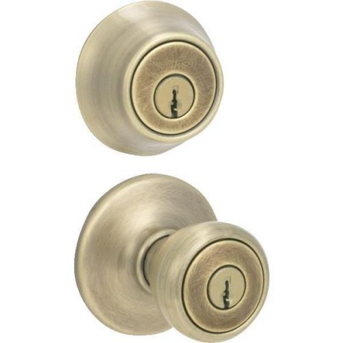 Tylo Entry Lockset And Double Cylinder Deadbolt-AB CP TYLO 2CY ENT COMBO