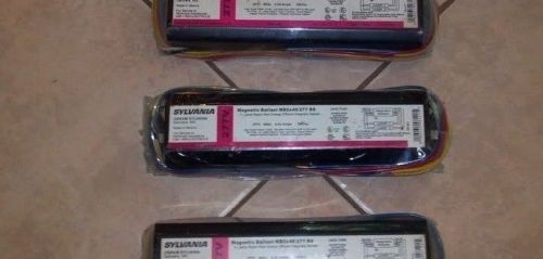3 x sylvania mb2x40/277 rs magnetic ballast 2-lamp rapid start energy efficient for sale