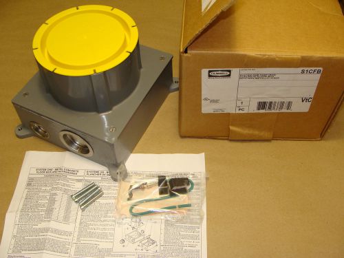 New hubbell s1cbf system one cast iron concrete floor box w/ non mettalic riser for sale