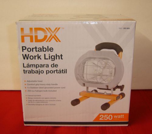 HDX PORTABLE WORK LIGHT 250 WATT