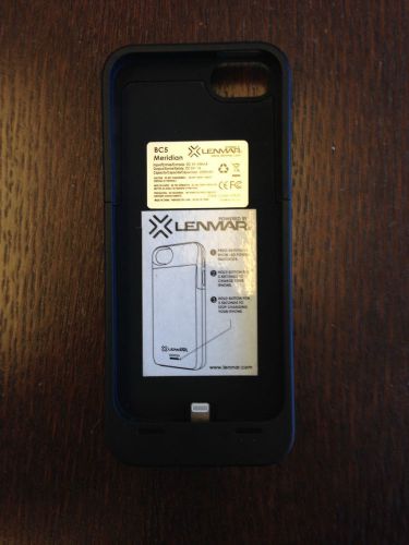 Black LENMAR BC5 iPhone 5 Battery Case/Charger- Gently Used