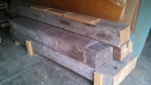 VINTAGE OLD GROWTH HEARTWOOD PINE BEAM TIMBERS 11&#034;X7-1&#039;2&#034; 8&#039;