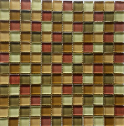 Glass tile kitchen back splash wall bathroom pool mixed of brown Bolero design