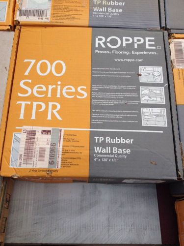Roppe Contractor Series Vinyl Wall Base 4&#034; x 120&#039; x .080&#034; &#034;Brown&#034; HC40LA5P110
