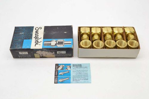 Swagelok b-600-8-8 female elbow connector 3/8in tube 1/2in npt fitting b478498 for sale
