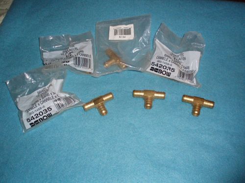 PEX 1/2 inch Brass &#039;T&#039; connectors for PEX plumbing- group of 7