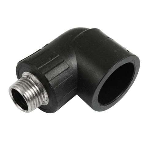 Pt 1/2&#034; male thread 32mm slip hdpe pipe 90 degree elbow connector adapter for sale