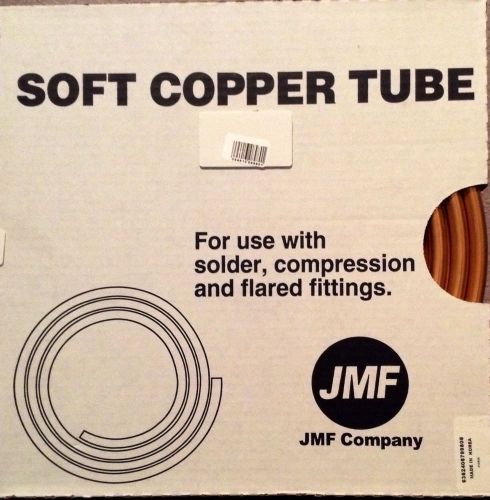 Roll of 3/8&#034; id x 20&#039; type l soft copper tube ~ jmf company for sale