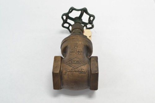 Jenkins 670 2 way 600owg 150 brass threaded 2 in gate valve b265408 for sale