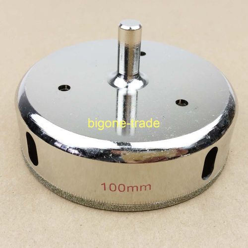 100mm diamond coated tool drill bit hole saw glass tile ceramic marble for sale