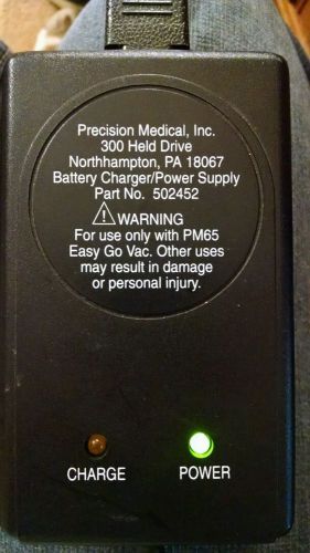 Battery Charger p/n 502452 Model BVW12225 Use with PM65 Easy Go Vac
