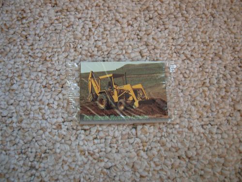 Vintage Unopened John Deere JD 310 Backhoe 690C Excavator++ Collector Cards ERTL