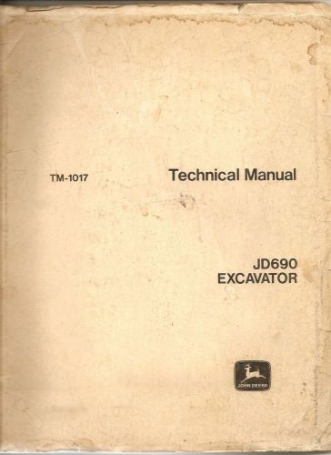 John Deere JD690 Excavator Technical Manual