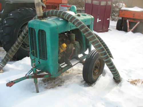 Jaeger sure prime water pump gas engine 4inch suction hose irrigation pump hitch