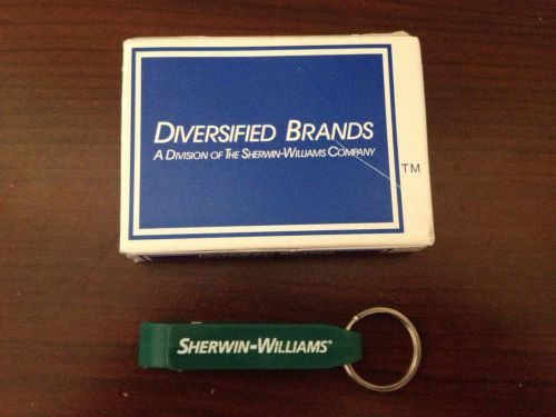 Sherwin-Williams Bottle Opener And Diversified Brands Playing Cards - Paint