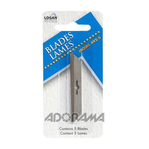 Logan graphics 5 replacement blades for 1500 foamboard cutter #492-5 for sale